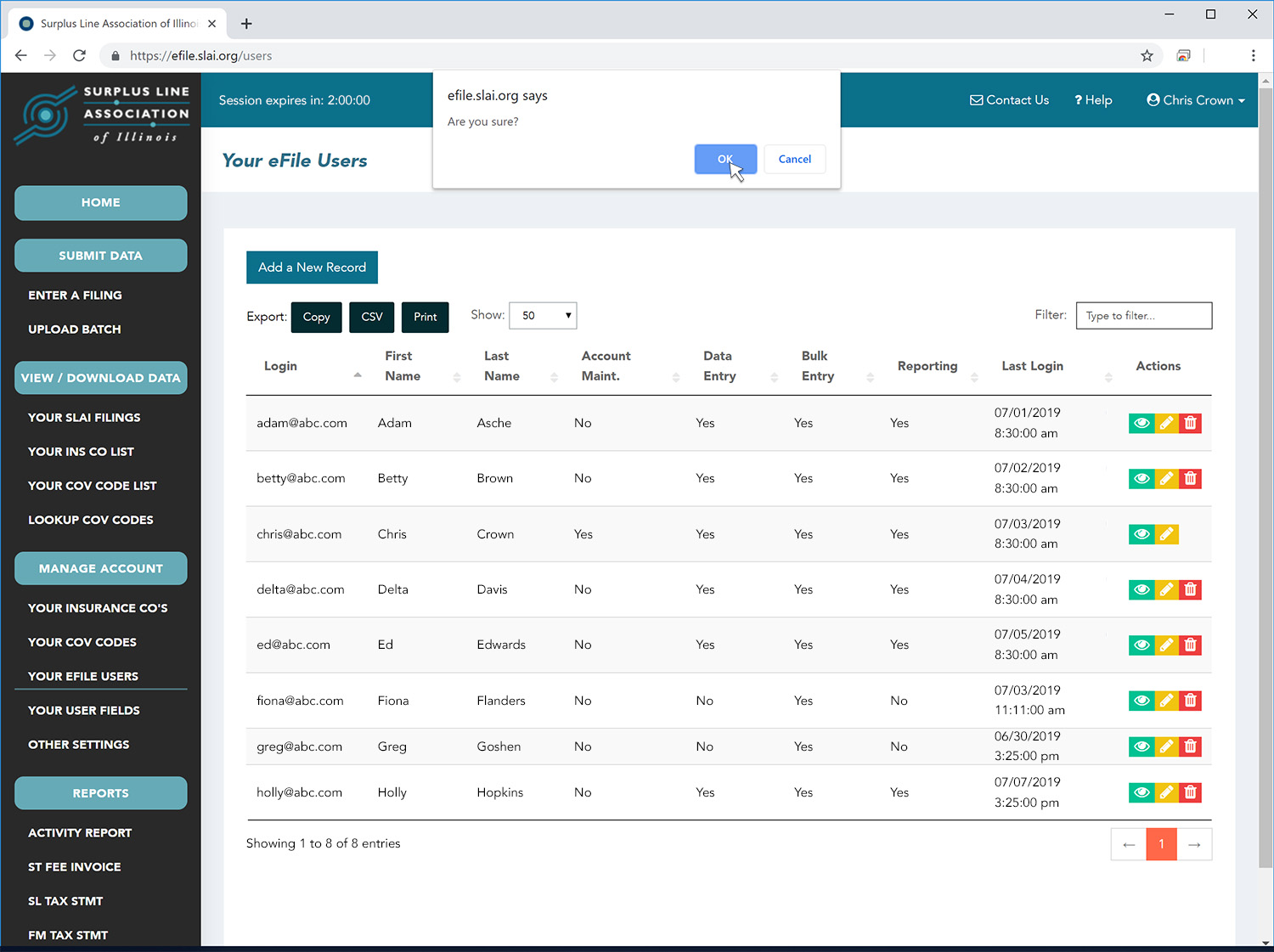 Delete User Screenshot 02